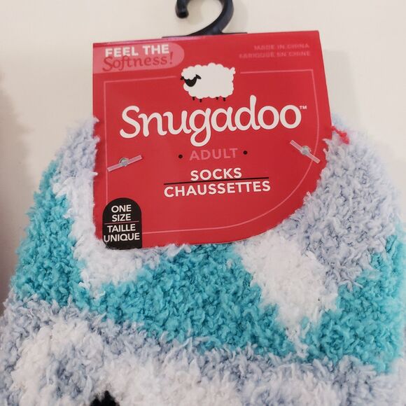 NEW Set of 2 Snugadoo Incredibly Soft Christmas Socks - Picture 3 of 7